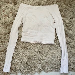 Off the shoulder long sleeve